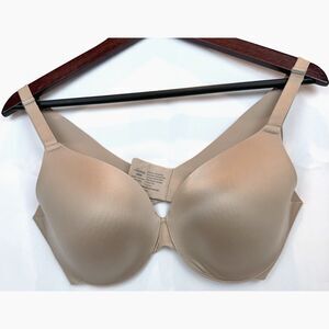 Soma Tan Nude Vanishing Back Full Coverage Contour Underwire Bra 34DD